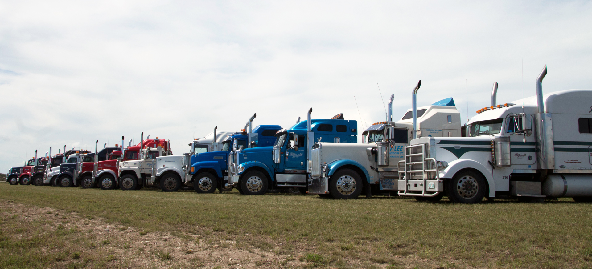 Lipsett Cartage truck hauling freight